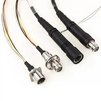 Câble hybride tactique blindé en acier DuraTAC compatible Lemo SMPTE 311M avec bobine pour convertisseur EFP vers fibre 4K