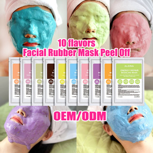 Vente en gros de soins de la peau coréens de marque privée spa facial hydratant 24k or collagène acide hyaluronique gelée masque facial poudre <span class=keywords><strong>d</strong></span> - Product Image 3