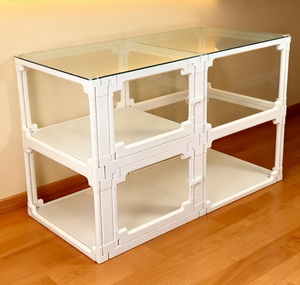 Evcil Hayvan Çiti Nefes Alabilen Sürüngenler Küçük Hayvan Kafesi için Çift Katmanlı İç Mekan Temizlemesi Kolay Kedi Köpek - Product Image 2