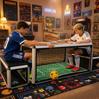 Machine de jeu d'arcade de football en salle commerciale avec simulateur sportif et système de rédemption de tickets pour adultes