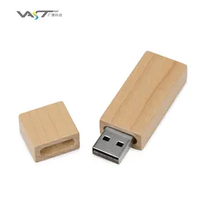 促销定制标志木制闪存USB 3.0闪存驱动器促销u盘/小配件电子竹子