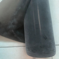 Feuille de latex noir Catsuit Tissu en latex Feuille noire transparente élastique Feuille de latex métallique