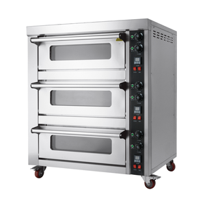 Four à pâtisserie électrique 220V/380V à 2 étages et 2 plateaux avec minuterie intégrée - Product Image 2