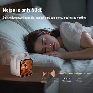 Draagbare elektrische mini PTC-verwarmer Snelle verwarming Bescherming tegen oververhitting Digitale bediening EU-stekker Energiebesparend Thuis Slaapkamer Desktop - Product Image 3