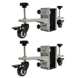 Kit de instalación de panel de puerta JH-Mech, puertas de transporte de panel pesado, plataforma rodante de instalación de puerta de acero de uso grueso de 1 a 2,5 pulgadas - Product Image 2