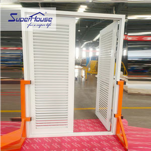 New York NOA standart ticari alüminyum akıllı cam Modern vitrin kapı ticari binalar için fiberglas ekran örgü - Product Image 5