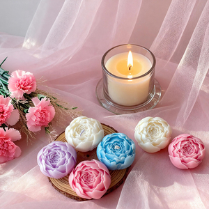 Candela a Forma di Bocciolo di Rosa, Bouquet Floreale Profumato, Regalo per Donne, Arredamento di Lusso per la Casa, Aromaterapia - Product Image 4