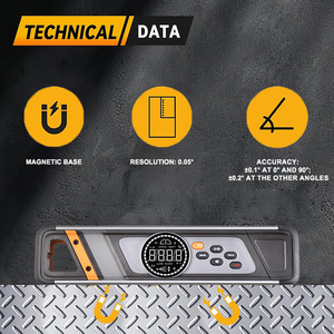 2025 Neuer Artikel 10-Zoll-LED-Anzeige Digital <span class=keywords><strong>Level</strong></span> Cross-Line Laser Digital Angle Gauge Messgeräte - Product Image 6
