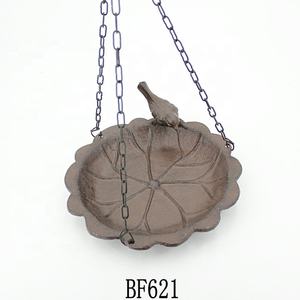 Mangeoire à <span class=keywords><strong>oiseaux</strong></span> vintage en fonte suspendue de bonne qualité, bain décoratif en métal en fonte <span class=keywords><strong>pour</strong></span> jardin, bain <span class=keywords><strong>pour</strong></span> <span class=keywords><strong>oiseaux</strong></span> d'extérieur, Offre Spéciale - Product Image 4