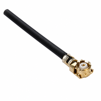 Câble coaxial U.FL mini 0-6 GHz 50 Ohm VSWR 1.3 Connecteur coudé doré -40 à 85°C pour module WiFi/GPS OEM PVC