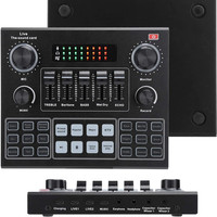 Interface audio de studio professionnel en gros enregistrement de flux en direct externe cartes son audio V9 pour l'enregistrement