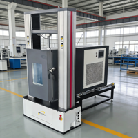 Máquina de Ensayo de Compresión y Tensión con Control Servo y Cámara de Temperatura Alta y Baja con Termostato
