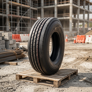 ยางรถบรรทุกแบบไม่มียางใน ขนาด 295/80R22.5-18PR R325 TBR ยางเรเดียลเหล็กทั้งหมด ทนความร้อนสูง ใช้ได้ทุกตำแหน่ง ราคาโรงงาน - Product Image 1