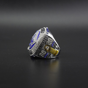 Bague de championnat des Dodgers de Los Angeles 2020 plaquée platine, en alliage en forme de cœur, sertie de cristaux et de strass, collection souvenir pour hommes - Product Image 3