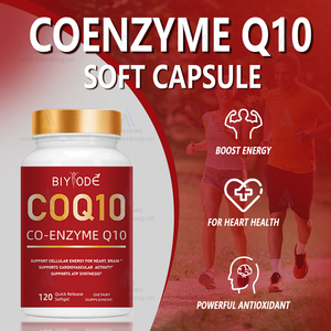 CoQ-10 Alat Kesehatan vitamin sertifikat halal softgel kapsul koenzim <span class=keywords><strong>q10</strong></span> penyedia energi perlindungan jantung anti Penuaan - Product Image 2