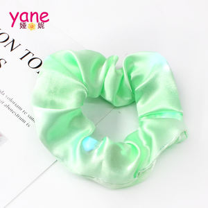 Nuovi elastici creativi per capelli in seta con fascia elastica per capelli a LED di colore personalizzato da donna - Product Image 5