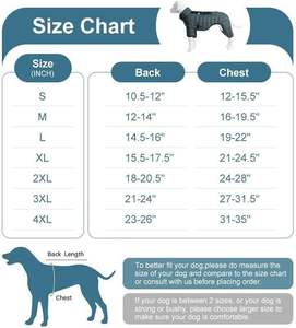 Neue Haustier kleidung Warme umwelt freundliche Klassiker Solid Dog Winter Wind dichte kälte feste Baumwoll jacke - Product Image 5