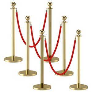 เชือกกำมะหยี่สีแดงสำหรับงานปาร์ตี้คนเดินเท้าคอนเสิร์ตการควบคุมฝูงชน - Product Image 1