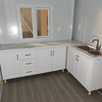 Casas Prefabricadas Económicas, Precios de Casas Contenedor Expandibles de 20 pies, 30 pies y 40 pies, Casa Móvil para Hotel, Oficina, Villa, Hospital, Exteriores