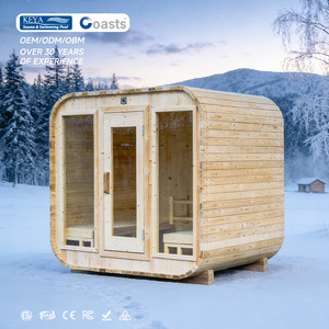 高品質サーモパイン屋外サウナルーム、ホームスパ用屋外サウナキャビン販売中、木製サウナルーム - Product Image 1