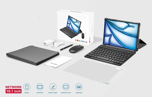 2025 New <span class=keywords><strong>10.1</strong></span> Inch <span class=keywords><strong>Android</strong></span> Tablet PC Bàn Phím Trường Hợp Chuột MTK Wi-Fi 4G 5G Sim Thẻ Hỗ Trợ Cuộc Gọi Điện Thoại Bộ Nhớ Thay Đổi Tính NĂNG - Product Image 2