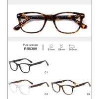 Monture de lunettes en acétate avec plusieurs couleurs, motifs et styles, monture optique tendance