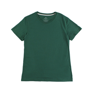 Adidas เสื้อกีฬาคอกลมผู้หญิงสีเขียวทำจากผ้าฝ้าย/เส้นใยไม้ไผ่220 GSM พิมพ์สกรีนผ้าไหม-100% ของแท้ - Product Image 1