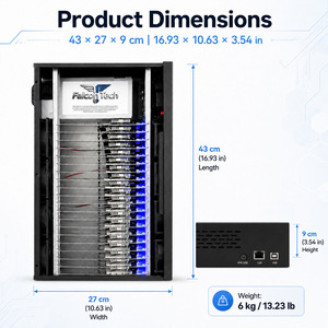 Nuova Lieying Secure Phone Farm Box con 64GB RAM/4GB <span class=keywords><strong>ROM</strong></span> per Gestione Remota e Sicurezza Account Modelli S8/S9/S10/711/721 - Product Image 6