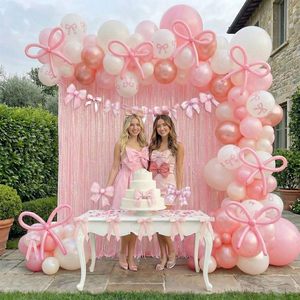 Nuovo <span class=keywords><strong>Set</strong></span> di 65 Palloncini in Foil Rosa a Forma di Fiocco per <span class=keywords><strong>Compleanno</strong></span>, <span class=keywords><strong>Set</strong></span> di Palloncini in Lattice per Decorazioni Festa di <span class=keywords><strong>Compleanno</strong></span> - Product Image 5