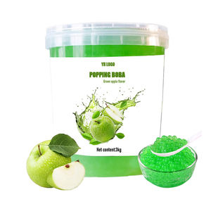 Perles vertes éclatantes Boba pour Bubble Tea avec sucre – Fournitures de boissons haut de gamme en gros - Product Image 3