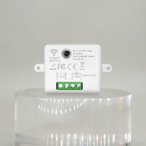 SIXWGH 10A โหลดไวไฟสมาร์ทสวิตช์ รองรับแอปเปิ้ลโฮมคิทใช้งานได้กับอเล็กซา กูเกิล ผู้ช่วย สมาร์ทธิงส์ไม่ต้องใช้ฮับกันน้ำ - Product Image 2