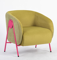 Fauteuil de salon VANBOW Accent |   Fauteuil baril |   Corduroy |   Confortable |   Moderne |   Petit espace |   Chambre à coucher |   Lecture