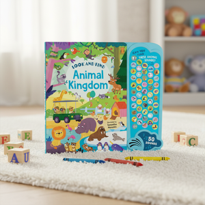 Livre sonore interactif pour enfants, apprentissage précoce, lecture préscolaire, animaux <span class=keywords><strong>de</strong></span> <span class=keywords><strong>la</strong></span> ferme, comptes-rendus, livre à boutons sonores - Product Image 5