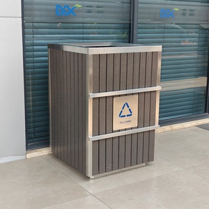 Heavy-Duty Eco-Friendly <strong>Wooden</strong> Compost Bin for Home Garden Outdoor Waste Bin for Organic <strong>Trash</strong> Rubbish <strong>Can</strong> - Product Image 2