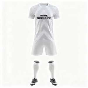 Uniforme de Fútbol 25/26 al por Mayor, Camiseta de Fútbol Personalizada para Campus, Cuello en V, Manga Corta, 100% Poliéster, Secado Rápido, Transpirable, para Hombre, Verano - Product Image 5