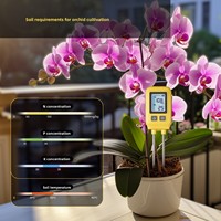 Testeur de sol intelligent NPK pour maison connectée – Appareil de test 4-en-1 de fertilité du sol, matière organique et oligo-éléments avec contrôle par application, en matériau PC