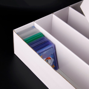 Hot Sell Thick <b>Cardboard</b> Card <b>Storage</b> Case Divided Sorting Tray For Bulk TCG Sports Cards Collecting - Product Image 5