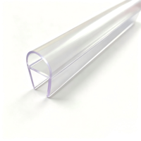 Nouvelles bandes d'étanchéité pour porte coulissante, insonorisées, en PVC/PC, durables, élastiques, longueur personnalisable, coupe, certifiées SGS