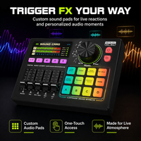 YF800 Live-Streaming-Soundkarte Audio-Interface mit 48V Phantomspeisung OTG-Verbindung für Mobiltelefon Computer Rundfunk Aufnahme