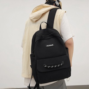 XILIMAO Solid Color <b>Backpack</b> White Computer Interlayer Shoulder Strap School Education Women's <b>Backpacks</b> - Product Image 4