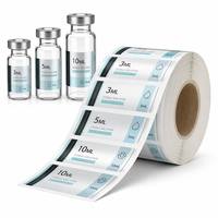 Etiquetas Personalizadas en Rollo para Frascos de 3ml, 5ml y 10ml, Etiquetas Impermeables para Botellas Pequeñas