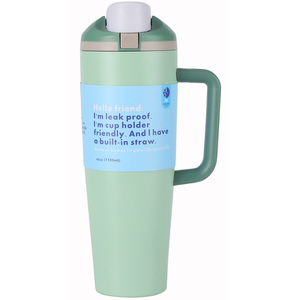 Pour Owal transfrontalier même Style grande capacité Double tasse à boire 304 acier inoxydable isolé tasse de fruits promotionnel 40oz grand - Product Image 1