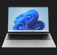 Luckystar 16 Inch Laptop AMD Ryzen 5 7430U Quad Core 1920*1200 Resolutie Licht & Draagbaar Notebook