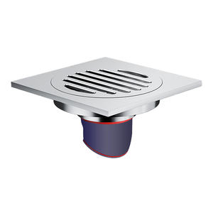 OEM Wholesale Square 10x10 CM Brass <strong>Capsule</strong> Pattern Grate Floor Trap Chrome High Flow Rate <strong>Shower</strong> Drain Anti Ador Floor Drain - Product Image 1