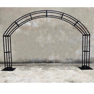 Structure en <span class=keywords><strong>arche</strong></span> semi-circulaire, cadre de support pour mariage, cadre d'<span class=keywords><strong>arche</strong></span> florale, cadre d'<span class=keywords><strong>arche</strong></span> circulaire, couloir - Product Image 3
