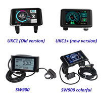 Kit Konversi Sepeda Listrik Fat Tire 20/26x4.0 48-72V2000W Motor Hub 45A Dual Hall Sine Wave Controller UKC1+ Display