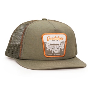 หมวกแก๊ปทรงทรัคเกอร์ 5 แผง สีพื้น พร้อมป้ายทอ ผ้าฝ้ายตาข่าย - Product Image 3