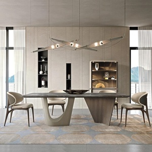 Square <b>Dining</b> <b>Tables</b> Italian Modern <b>White</b> Marble Top Designer Minimalist <b>Dining</b> <b>Table</b> Set 6 Chairs Luxury 6 Seater Marble <b>Dining</b> - Product Image 1
