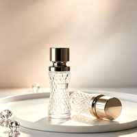 Flacon pompe en verre de luxe 30ml 50ml 80ml pour fond de teint, avec espace pour étiquette, emballage pour cosmétiques, soins de la peau, sérum