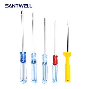 Mini Crystal <b>Screwdriver</b> 3mm Slotted Phillips <b>Screwdriver</b> Transparent Handle 45# Steel <b>Screwdriver</b> for Electronic Repair - Product Image 1